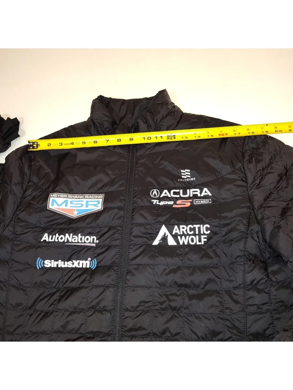 Fieldsheer Mobile Warming Heated Puffer Men's Puffer Jacket Acura Car Racing  M